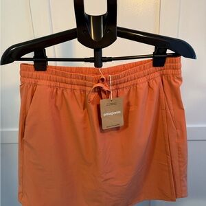 Patagonia Orange Athletic Skort